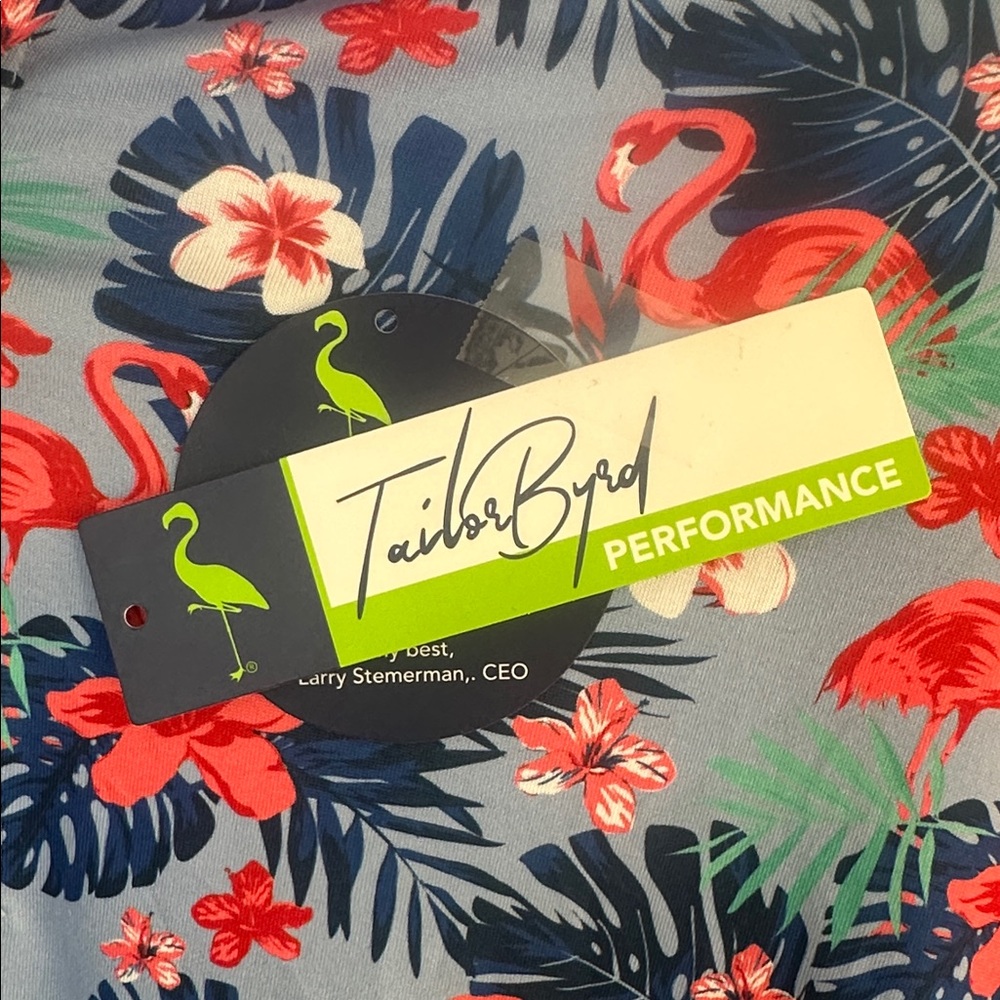 Tailorbyrd Performance Tropical Golf Polo - Picture 5 of 11
